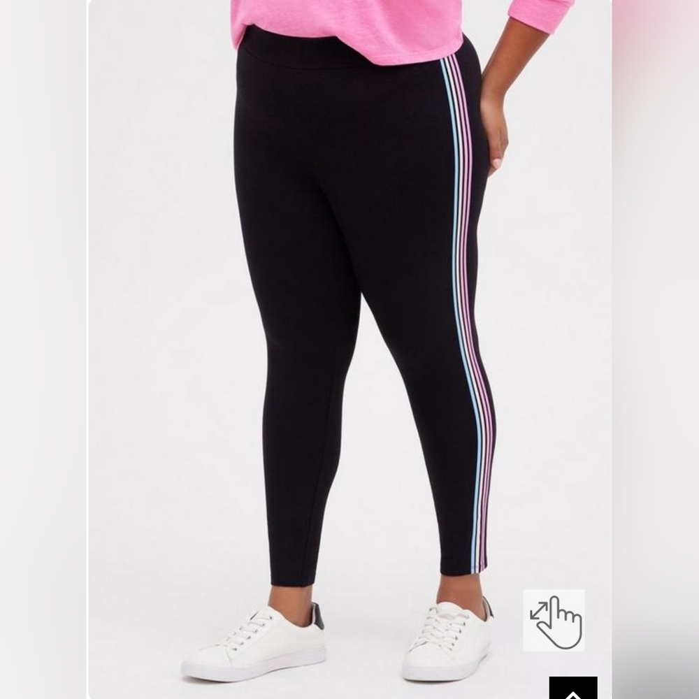 Torrid side stripe leggings NWT size 0X (12W)